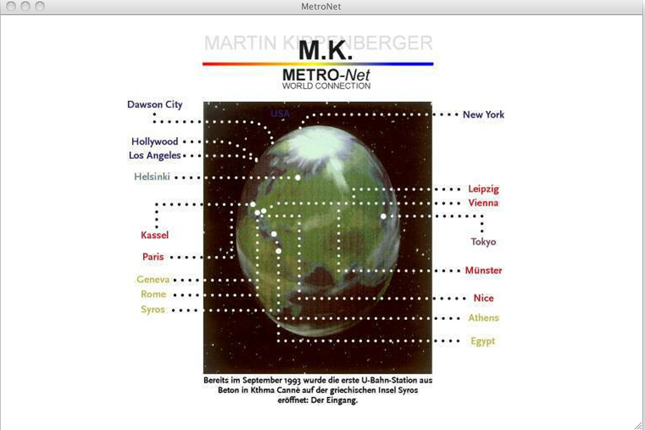 METRO-Net by Martin Kippenberger